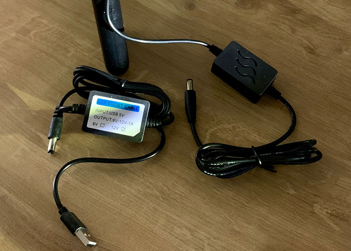 Живлення для роутера від повербанку (PowerBank) з 5в на 9в, 12в USB Boost cable (BB10034)